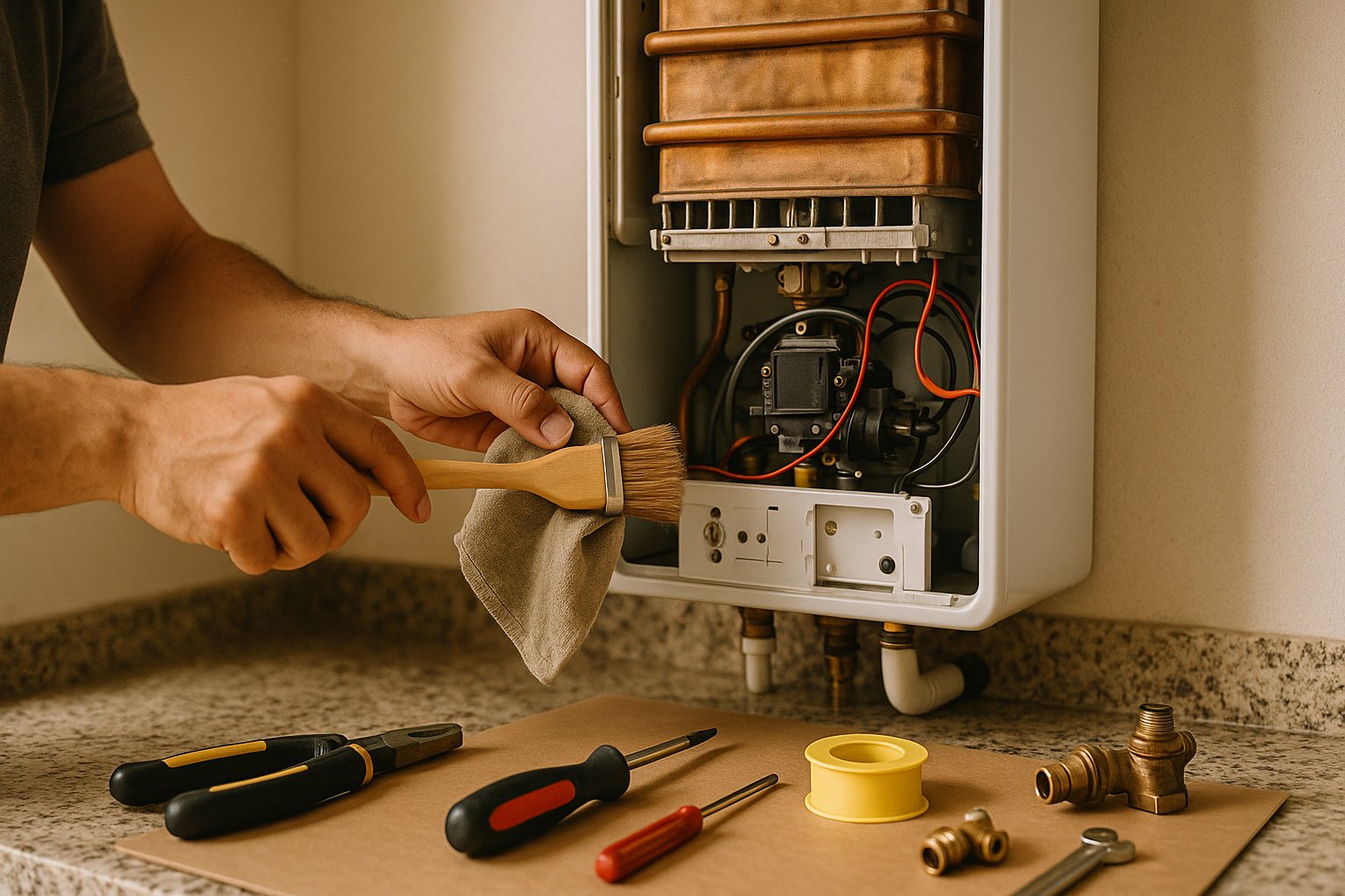 Mantenimiento preventivo de calentador a gas en Bogotá