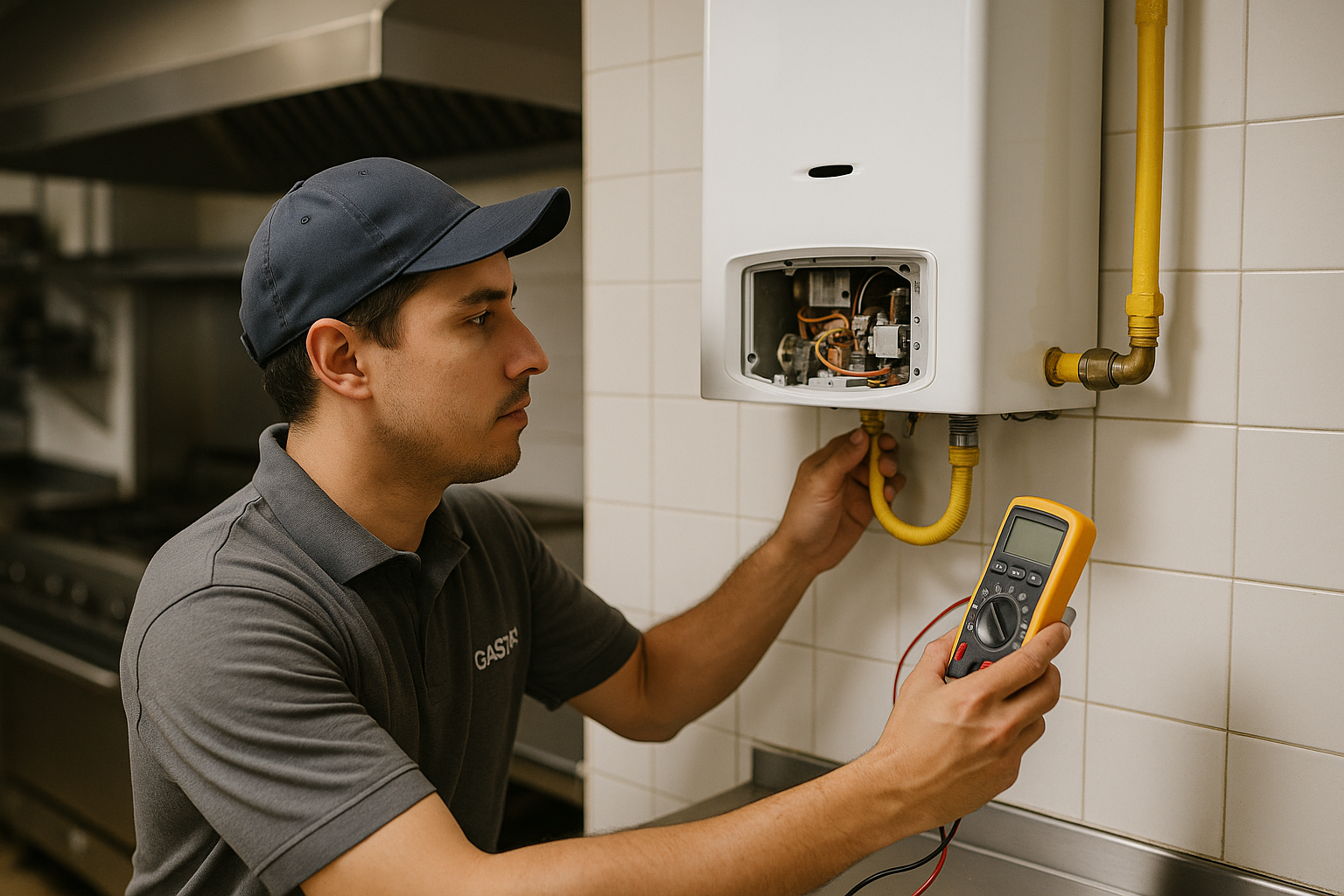 Plan de mantenimiento preventivo para calentadores en restaurante de Chía